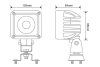 Gopart Fényvető LED munkalámpa négyzet alakú 2500 lm 25 W