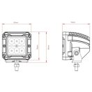 Gopart Fényvető LED munkalámpa négyzet alakú 1620 lm 18 W
