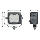 Gopart Fényvető fűthető LED munkalámpa négyzet alakú 6000 lm 70 W