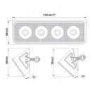 Gopart Fényvető LED munkalámpa téglalap alakú 2800 lm 24 W