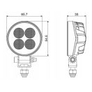 Gopart Fényvető LED munkalámpa kör alakú 1200 lm 12 W