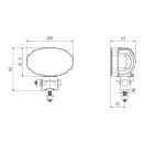 Gopart Fényvető LED munkalámpa ovális alakú 3000 lm 20 W