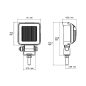 Gopart Fényvető LED munkalámpa négyzet alakú 720 lm 8 W