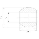 Alsó támasztórúd gömb 1/1 kat Ø 44 mm