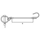 Körrugós biztosító zsineggel 15 x 36 mm