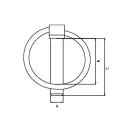 Rugós biztosítószeg 4,5 x 36 mm (50 db)
