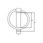 Rugós biztosítószeg 9 x 43 mm (50 db)