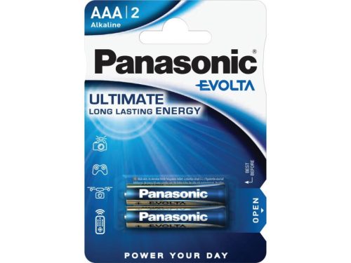 PANASONIC EVOLTA AAA/mikro szupertartós alkáli elem 1,5 V (2 db)