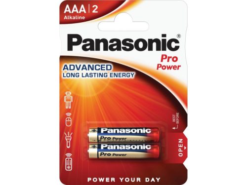 PANASONIC AAA/mikro szuper tartós alkáli elem 1,5 V (2 db)