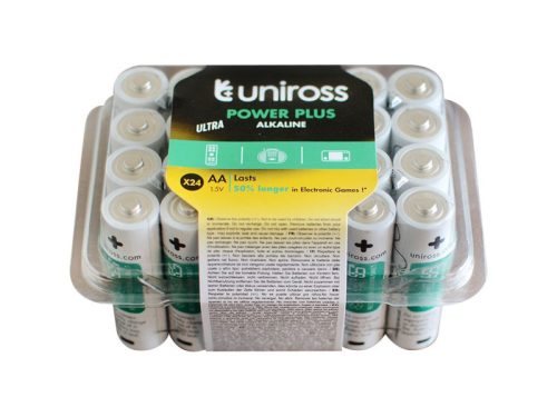 UNIROSS AA/ceruza tartós alkáli elem 1,5 V (24 db)