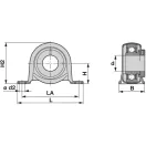 Állócsapágy INA/FAG PB25