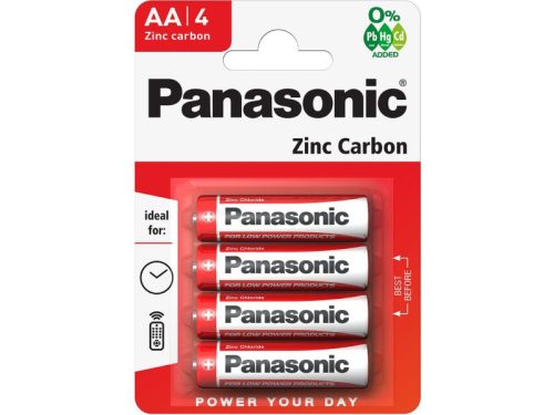 PANASONIC AA/ceruza cink-mangán tartós elem 1,5 V (4 db)