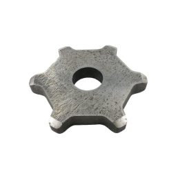 Lánckerék 12 x 80 mm, 6 fogas, Ø45 mm