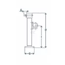 Támasztóláb állítható Simol STRLR3152