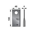 Kaszapenge készlet bal Mörtl 100 x 48 x 4 mm (25 db)
