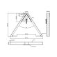Alátámasztó háromszög 1/2/3 kat