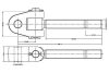 Menetes villafej jobb M30x3,5 - 19 mm