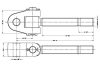 Menetes villafej jobb M30x3,5 - 25,4 mm