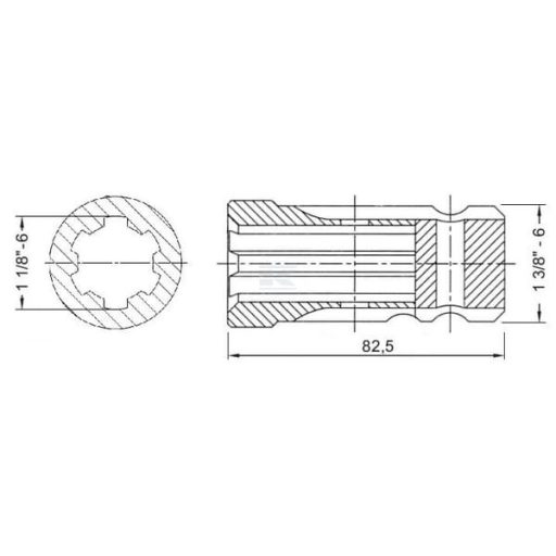 Szűkítőpersely 1-3/8" / 1-1/8"