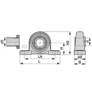 Állócsapágy INA/FAG UKP 209