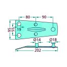 Kaszapenge tartó Deutz-Fahr 06563514