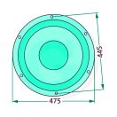 Csúszótányér Vicon VGET51K0