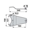 Kaszapenge tartó Deutz-Fahr YA-0336K0, VGYA-0336K0