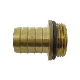   Sárgaréz tömlőcsonk gallérral és O-gyűrűvel 1 1/2" x 1 1/2"