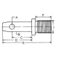 Alsó támasztórúd csapszeg Howard 22 x 120 mm