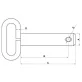 Biztosító csapszeg markolattal 19 x 115 mm