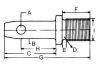 Stabilizátor csapszeg 19x99 mm