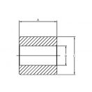Szűkítőhüvely az alsó támasztórúdhoz 22,6 - 28,7 mm