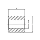 Szűkítőhüvely az alsó támasztórúdhoz 28,7 - 36,6 mm