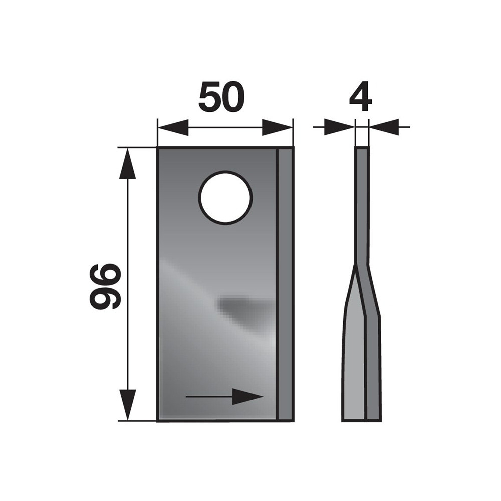 Kaszapenge készlet bal Krone 96 x 50 x 4 mm Prillinger (25 db)