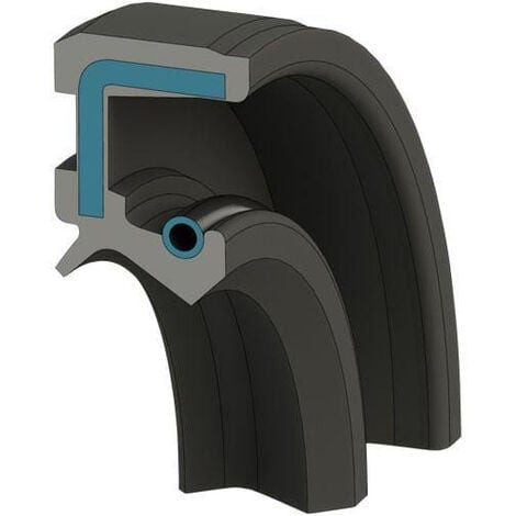 Szimering NBR 12x22x7 mm CC