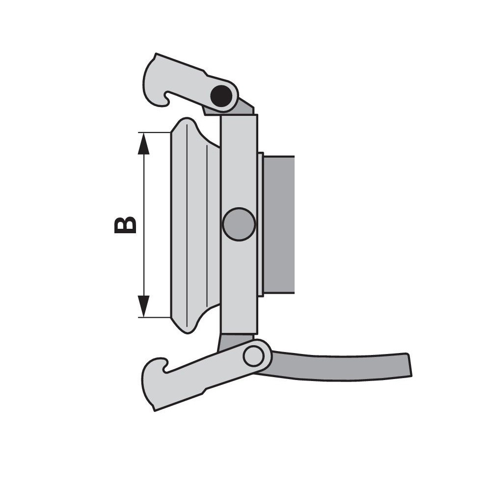 Perrot csatlakozó M-elem záródugó 2 1/2" Perrot csatlakozó M-elem záródugó 2 1/2"