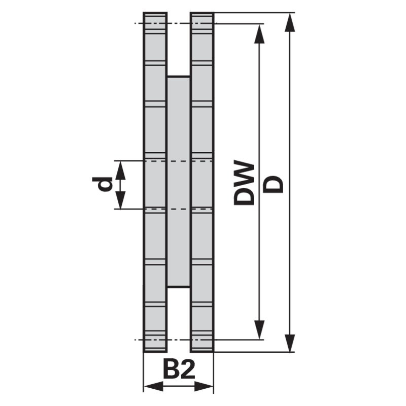 Laplánckerék duplex Longlife 10B-2 (5/8" x 3/8") - 10 fog Laplánckerék duplex Longlife 10B-2 (5/8" x 3/8") - 10 fog