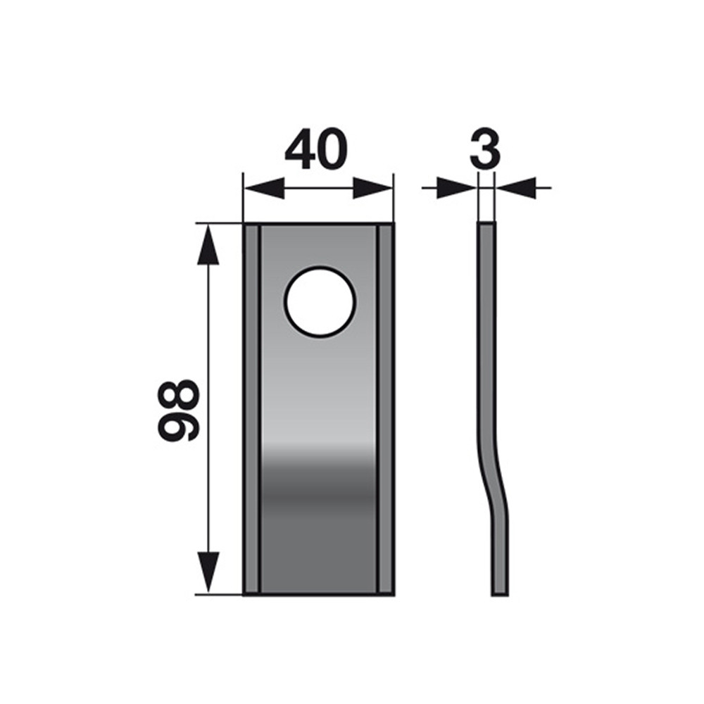 Kaszapenge készlet AMA 98 x 40 x 3 mm (25 db) Kaszapenge készlet AMA 98 x 40 x 3 mm (25 db)