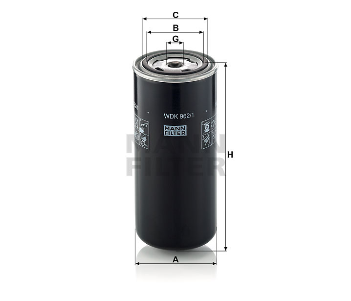 Üzemanyagszűrő MANN-FILTER WDK9621 - Deutz-Fahr Üzemanyagszűrő MANN-FILTER WDK9621 - Deutz-Fahr