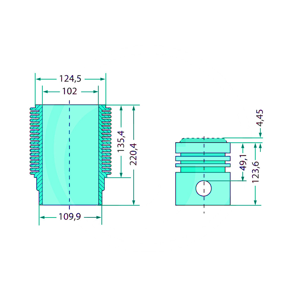 Dugattyúkészlet Deutz-Fahr 02928713