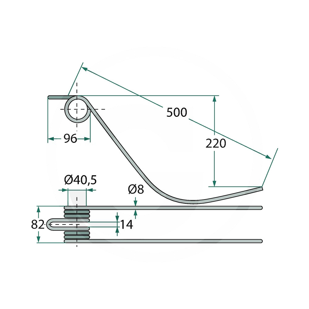 Rendsodró fog Galfré - 500 mm x 82 mm Rendsodró fog Galfré - 500 mm x 82 mm