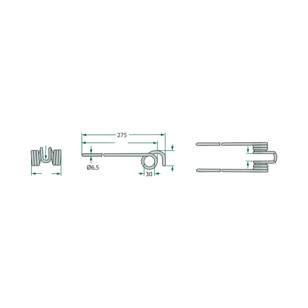 Rendterítő fog LFE 442650102 - 275 mm x 67 mm Rendterítő fog LFE 442650102 - 275 mm x 67 mm