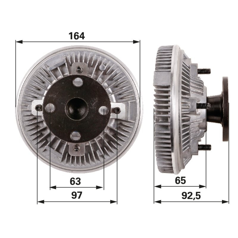 Viszkokuplung John Deere AL79618, AM-18157-1-M
