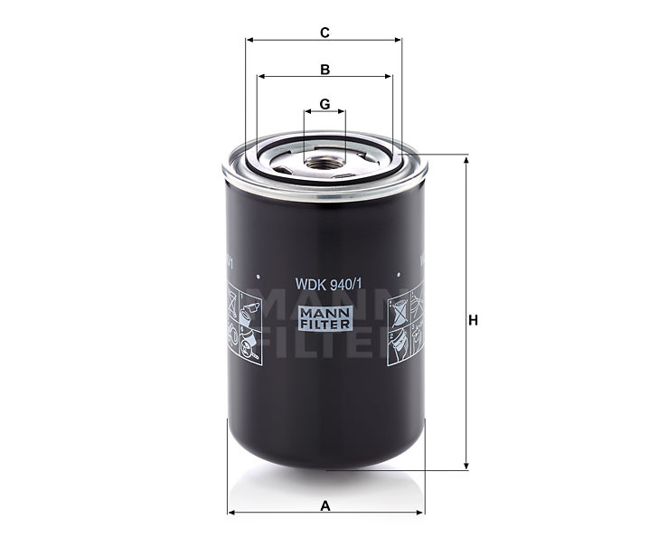 Üzemanyagszűrő MANN-FILTER WDK9401 - Deutz-Fahr Üzemanyagszűrő MANN-FILTER WDK9401 - Deutz-Fahr