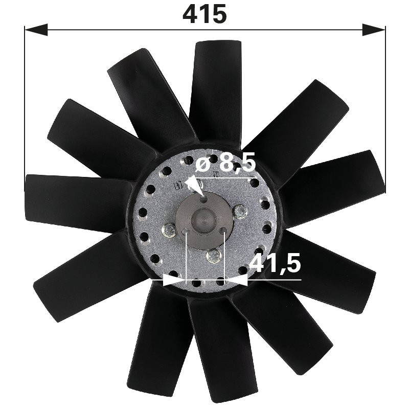Ventilátorlapát viszkokuplunggal Case IH 8521149, 47130509 Ventilátorlapát viszkokuplunggal Case IH 8521149, 47130509