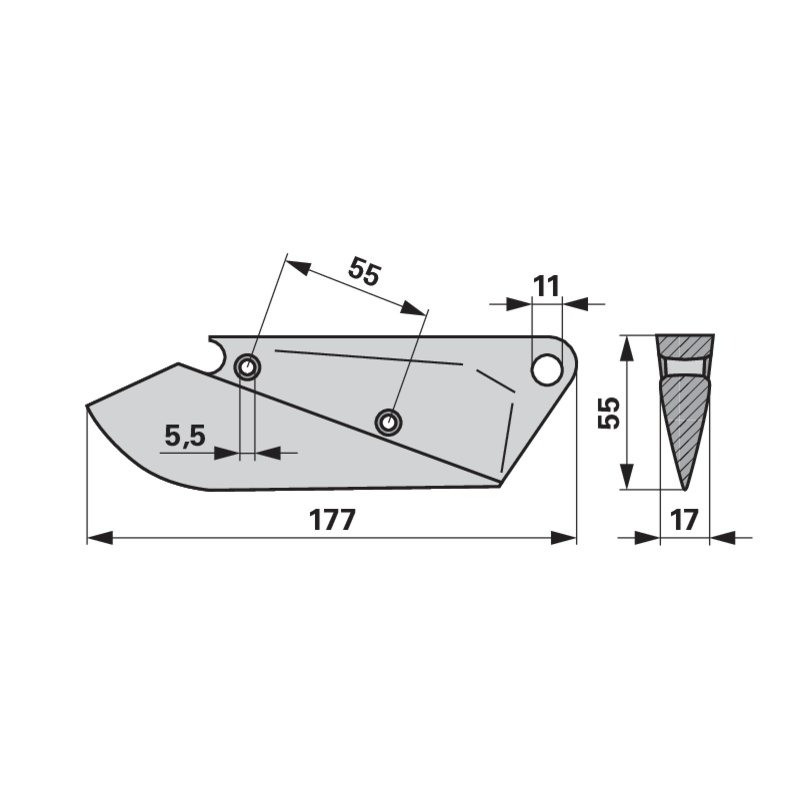 Vetőcsoroszlya Hassia 3378100, D059288