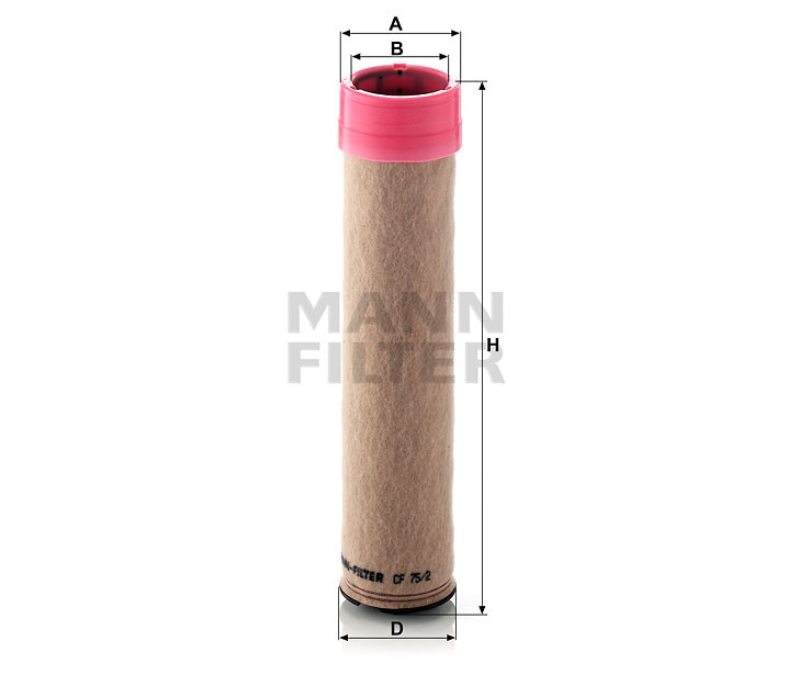 MANN FILTER másodlagos levegőszűrő 565CF75.2 - Volvo Construction Equipment MANN FILTER másodlagos levegőszűrő 565CF75.2 - Volvo Construction Equipment