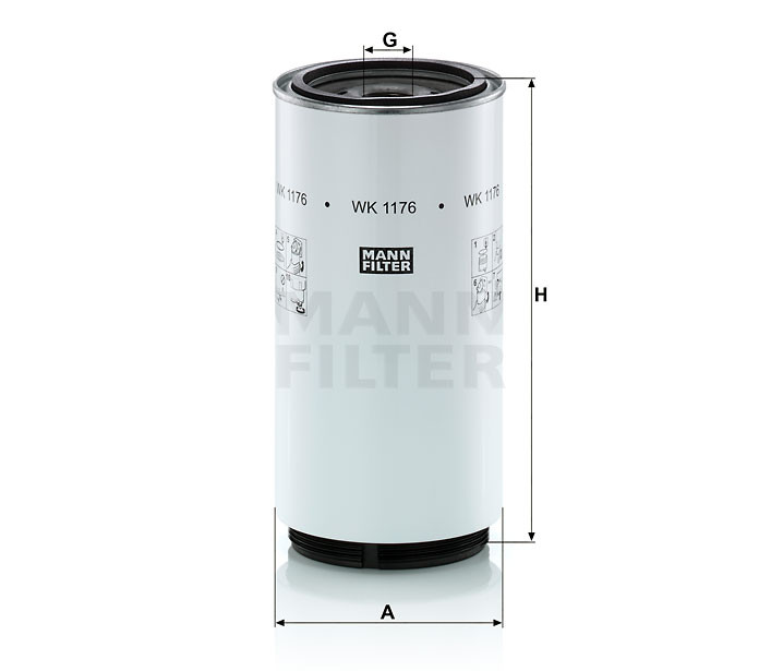 MANN FILTER Üzemanyagszűrő 565WK1176X - Volvo Construction Equipment